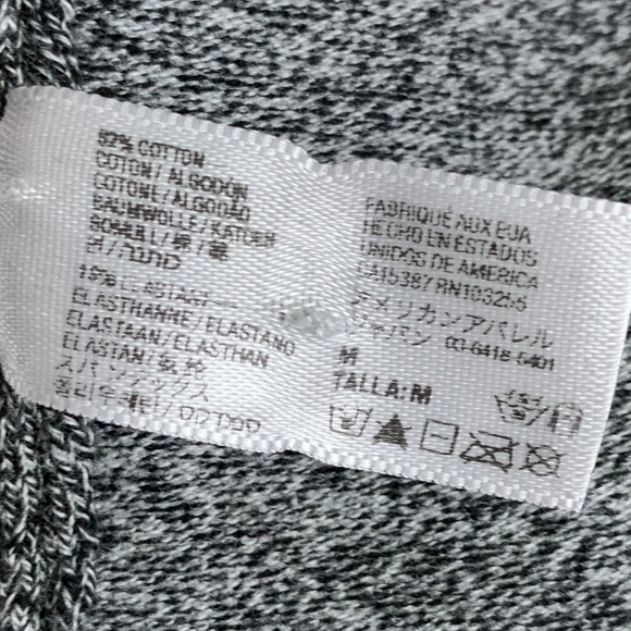 Gray Sweathart Knit Crop Top, size M - Picture 4 of 4